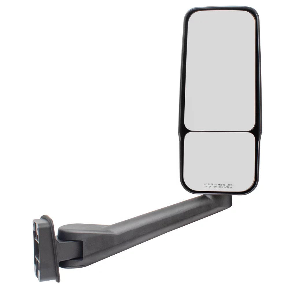 Brock replacement passenger manual side view door mirror compatible with 2003-2009 kodiak topkick truck 25886101