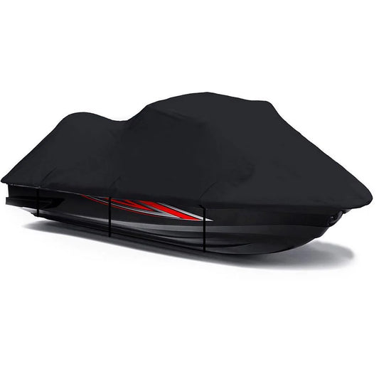 Black 600 denier jetski cover compatible for polaris freedom 2002 2003 2004 jet ski cover