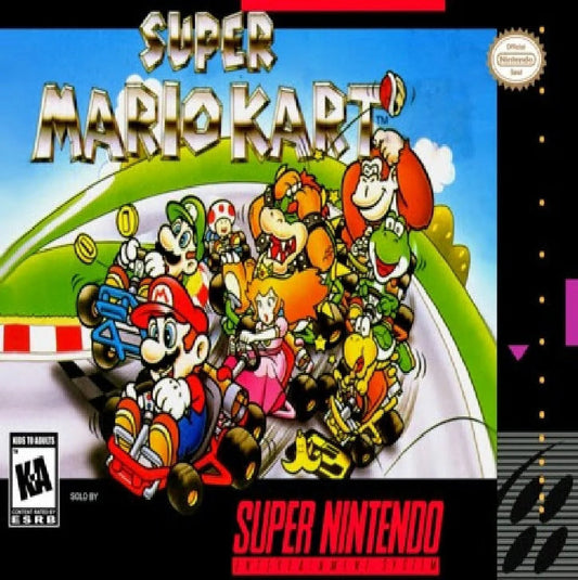 Restored super mario kart (snes) (refurbished)