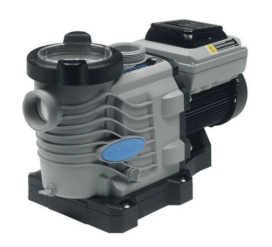 Blue torrent 2hp variable speed swimming pool pump with 2" unions, adjustable stand for retrofit 3yr warranty