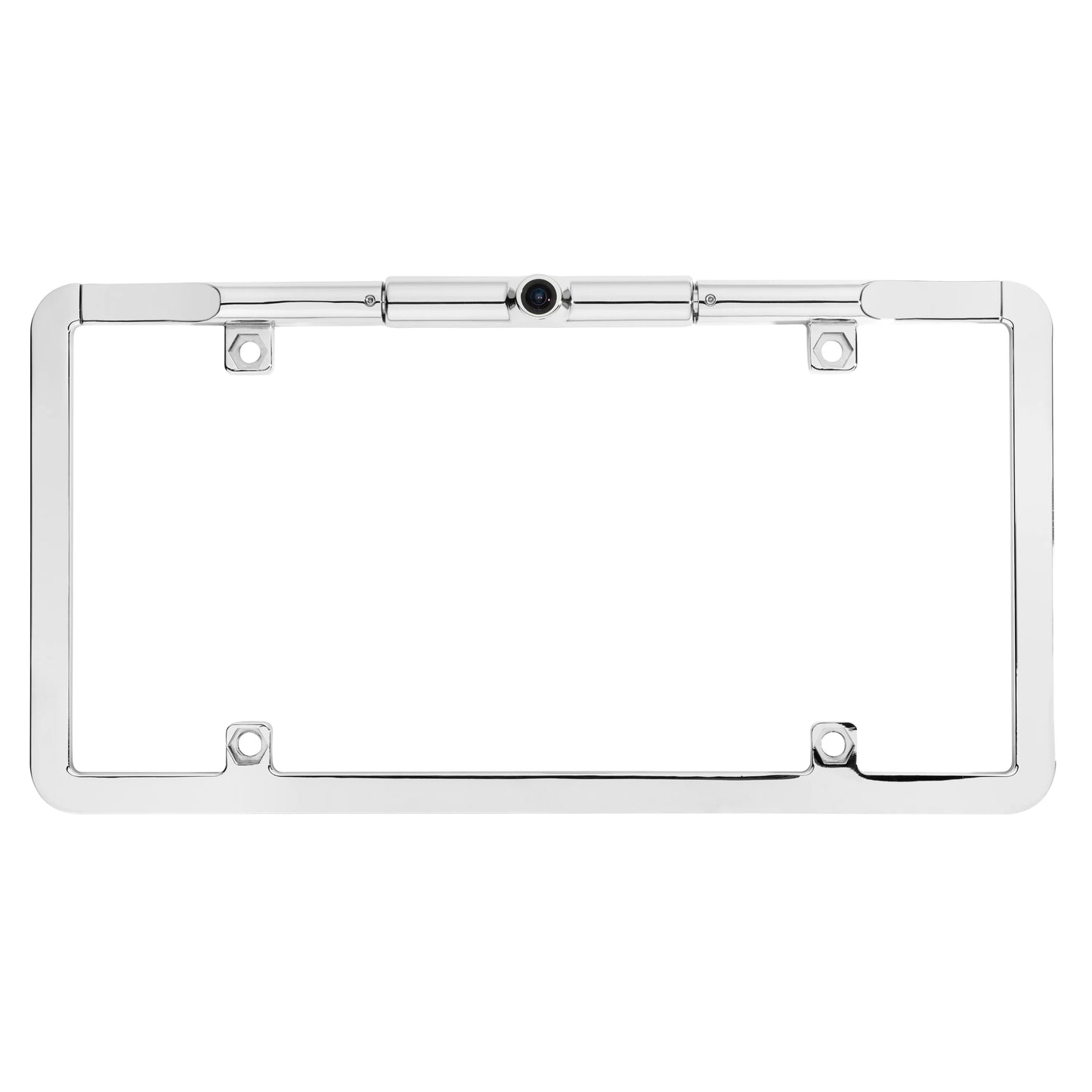 Boyo vtl275tj - ultra slim full-frame license plate backup camera with active parking lines (chrome)