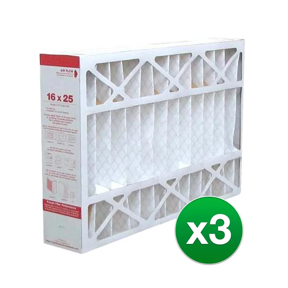 16x25x4 air filter for honeywell merv 11 replacement - 3 pack