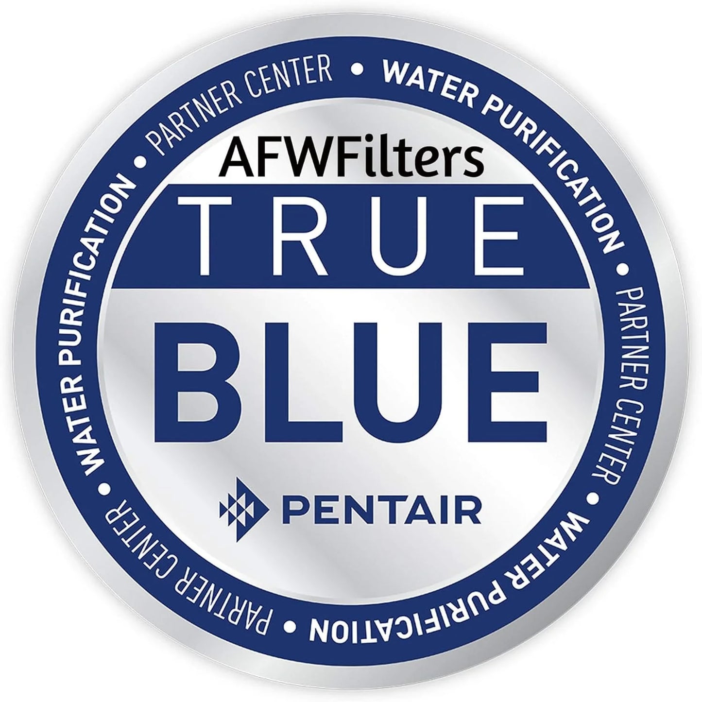 Afwfilters 2 cubic foot 64k whole home iron pro water softener with fine mesh resin, 3/4" stainless steel fnpt connection, and blue tanks