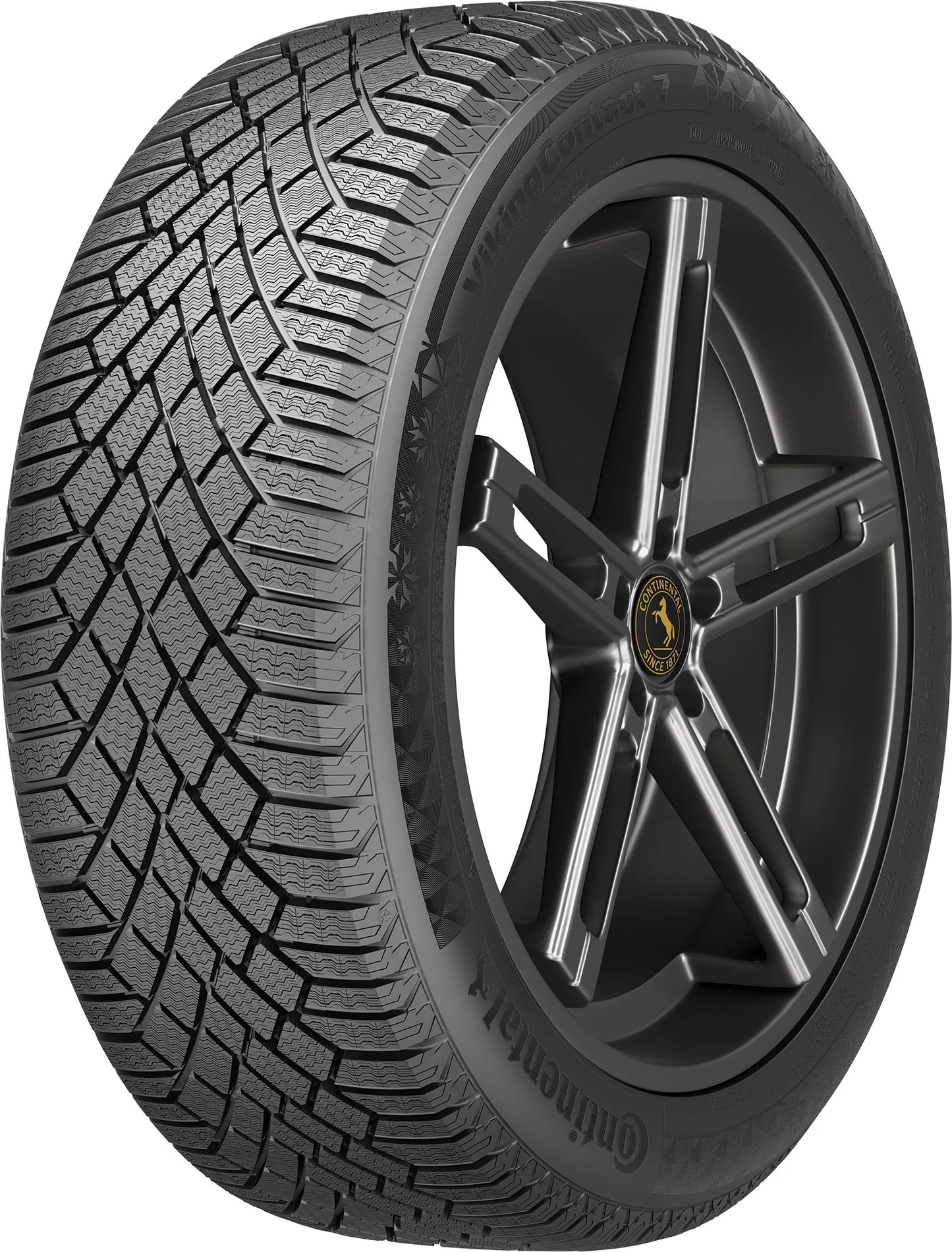 (qty: 2) 195/65r15xl continental viking contact 7 95t tire