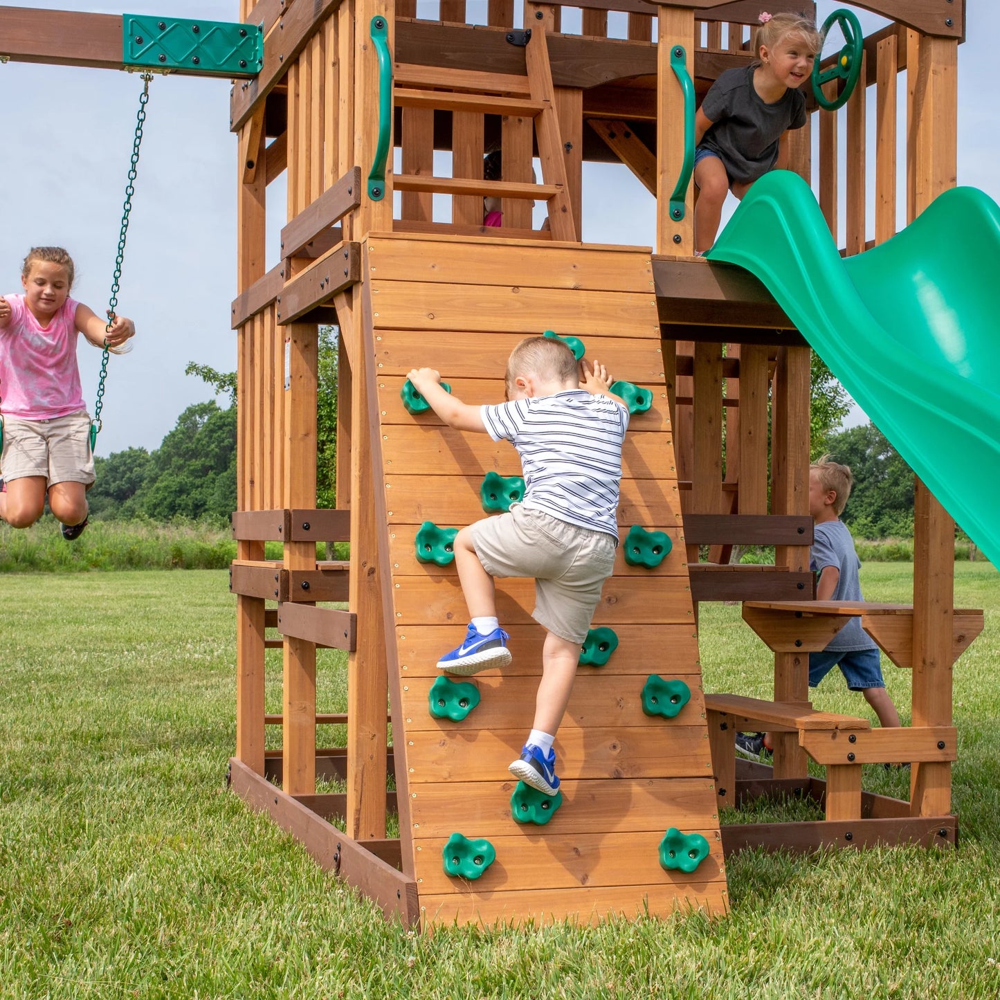 Backyard discovery highlander swing set