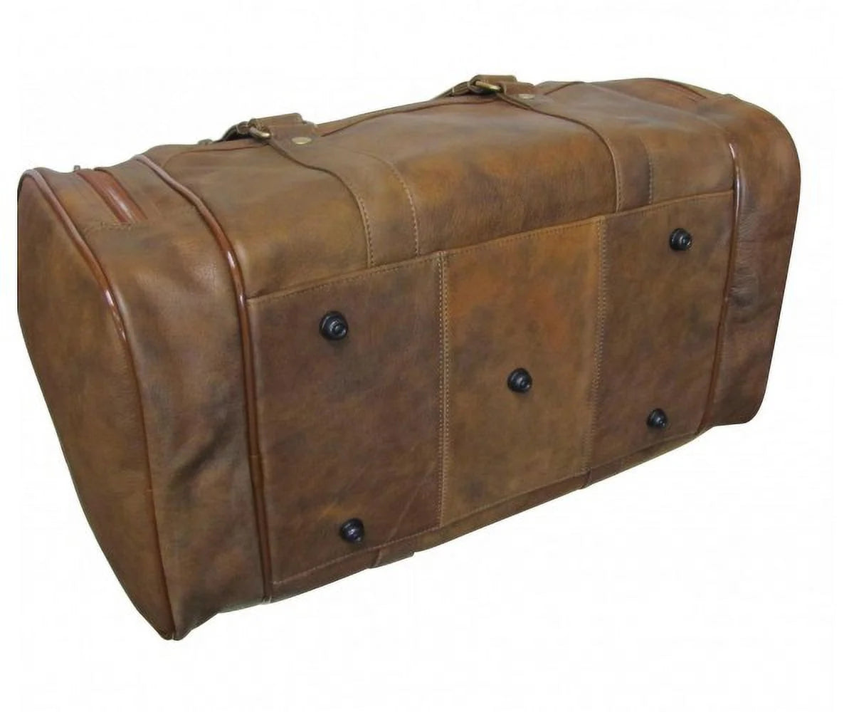 22 leather jumbo duffel