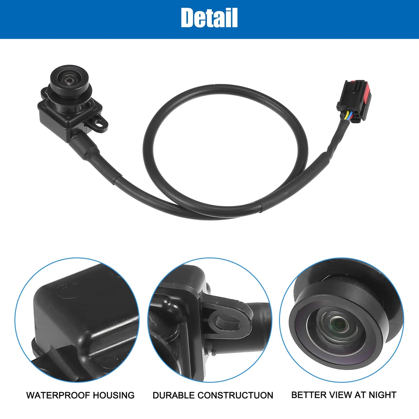 Unique bargains car rear view back up camera wide angle park assist reverse camera for ram promaster 1500 2500 3500