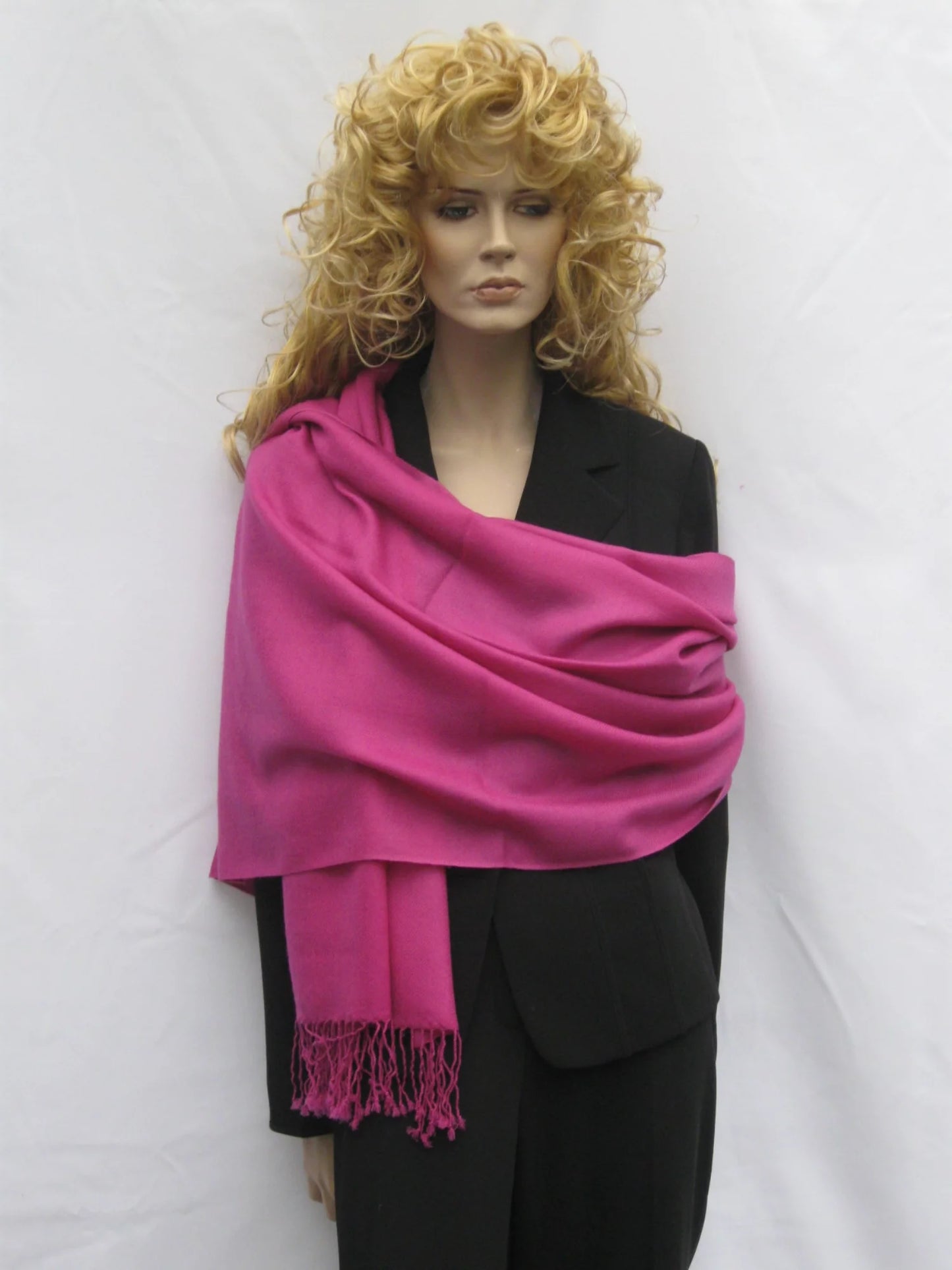 Scarf/scarves/shawl/shawls/stole/wrap/pashmina scarf/pashmina shawl/cashmere/cashmere scarf/wool/silk (raspberry sorbet)