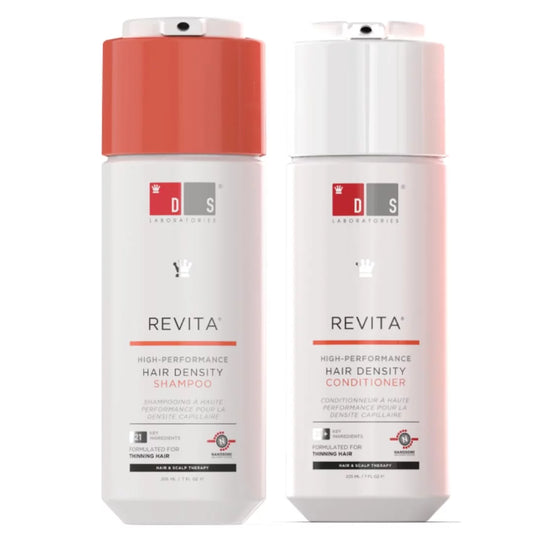 Revita shampoo and conditioner for thinning hair by ds laboratories - thickening shampoo and conditioner for men and women, support hair growth, strengthening, volumizing, dht blocker (7 fl oz)