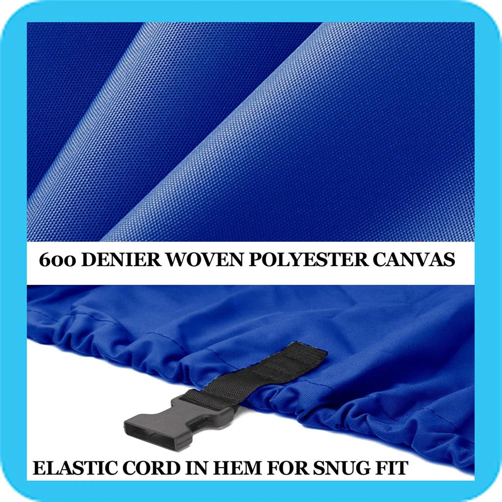 Blue, great quality boat cover compatible for princecraft pro 166