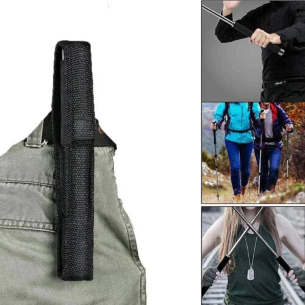 Walking sticks, jademall adjustable hiking poles with storage bag, three sections trekking poles, lightweight collapsible