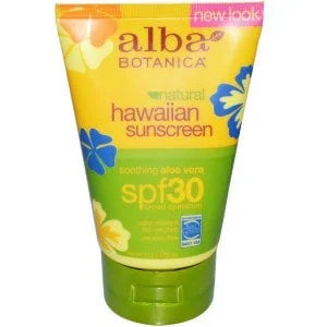 Alba botanica, natural hawaiian sunscreen, spf 30, 4 oz (113 g)