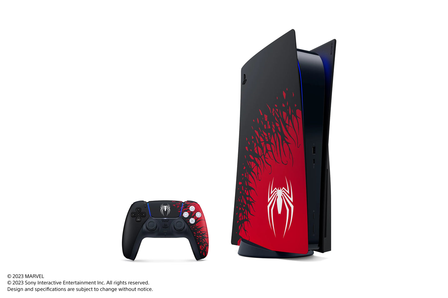 2023 sony playstation gaming console – marvel’s spider-man 2 limited edition bundle with ptech hdmi cable