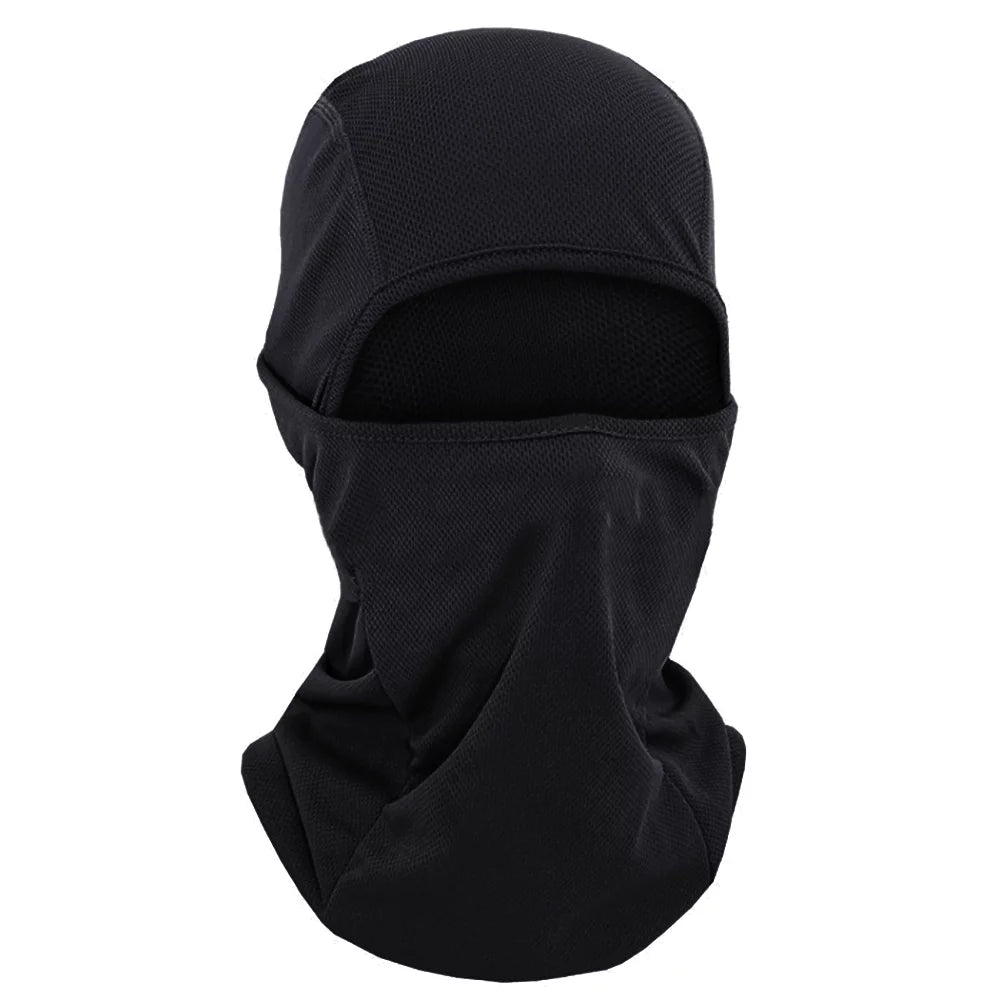 Toptie 45 pack black balaclava ourdoor uv sun protection hood mesh cooling adjustable balaclava for men women-45 pcs black