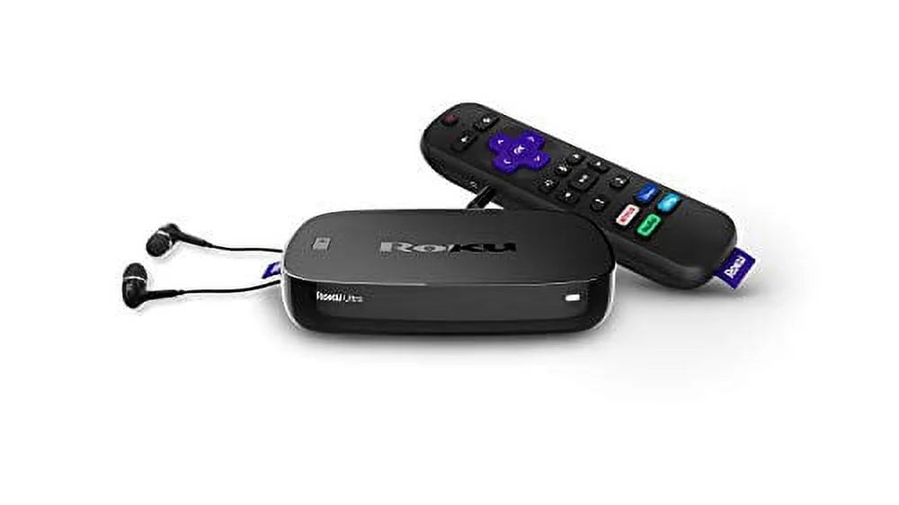 Roku ultra | streaming media player 4k/hd/hdr with premium jbl headphones