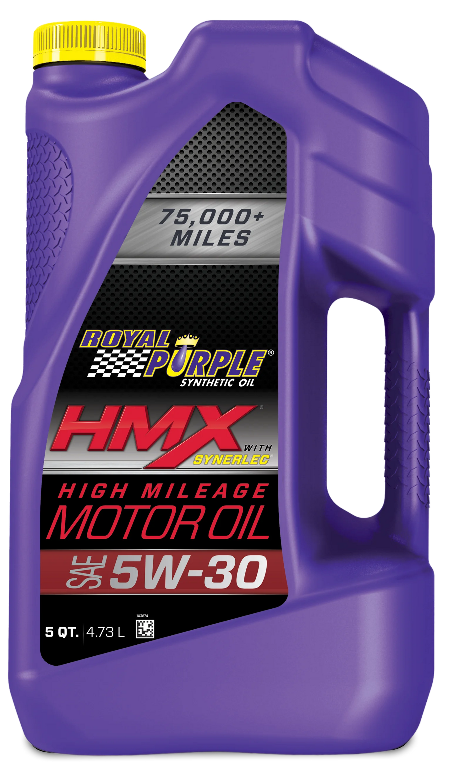 Royal purple hmx 5w-30 high mileage motor oil, 5 quarts