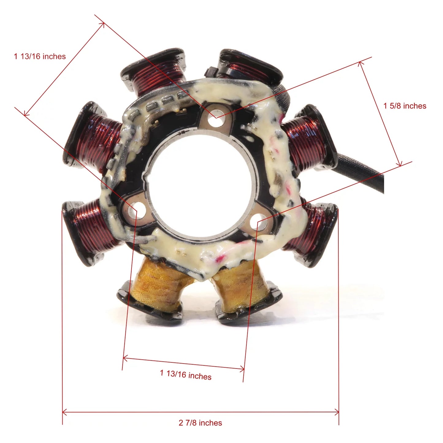 The rop shop | stator for 1996 kawasaki jet ski ss, sts, super sports xi, alternator, marine