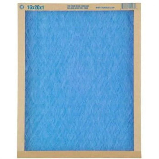 1pc protectplus true blue fiberglass 1" thick air filter ~ approx 16" x 20" x 1" (set of 12)