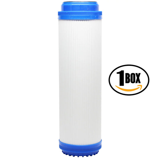 Box of replacement for liquagen liqua 516 granular activated carbon filter - universal 10-inch cartridge for liquagen counter top single stage drinking water system - denali pure brand