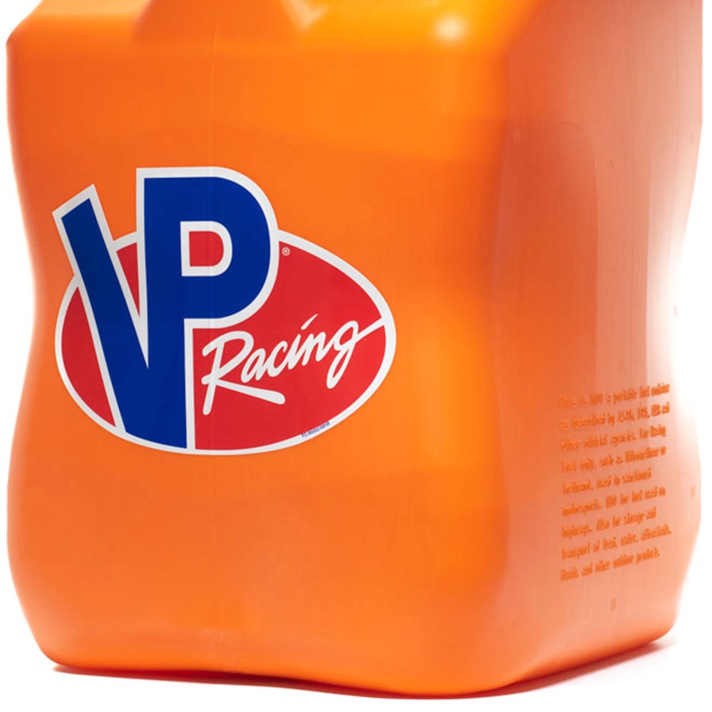 Vp racing 5.5 gal motorsport racing liquid container utility jug, orange