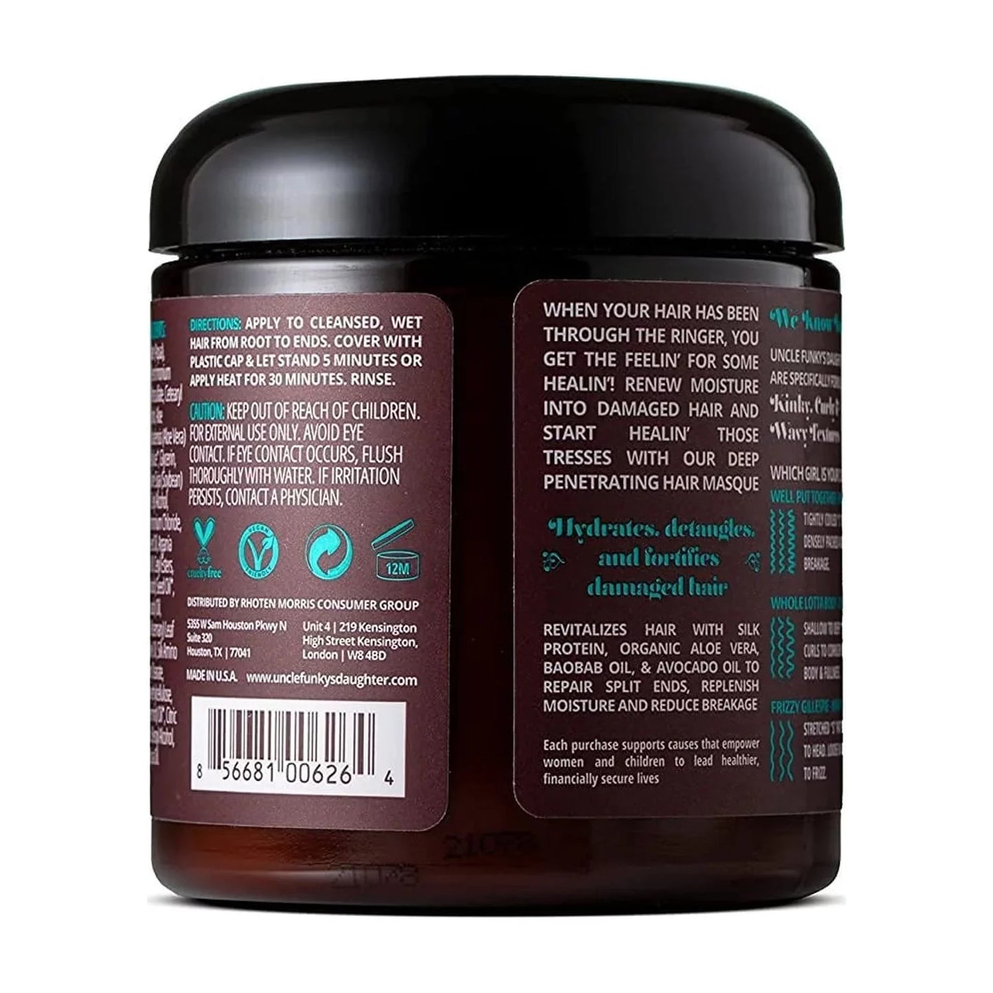 Uncle funky's daughter heal & renew 8 fl. oz. intensive hair masque