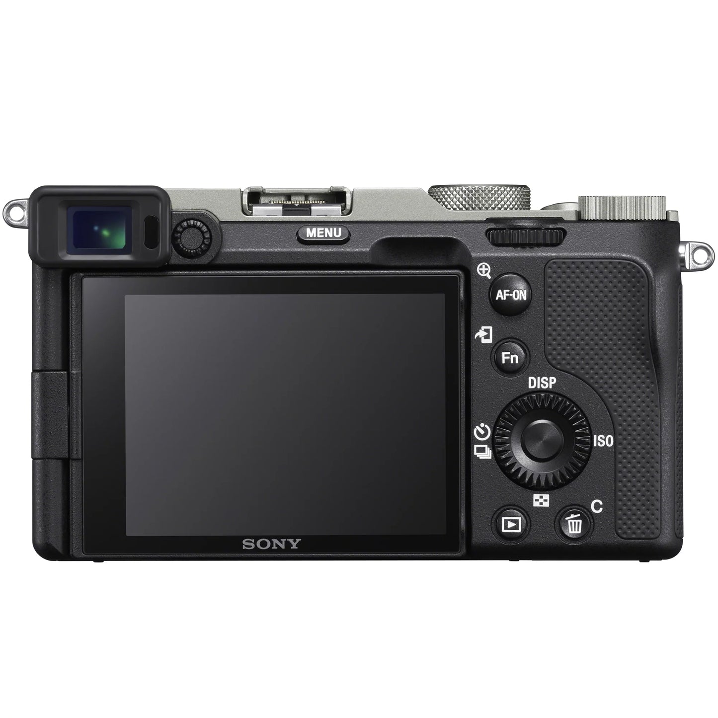 Sony a7c mirrorless full frame camera alpha 7c interchangeable lens body only silver ilce7c/s bundle with deco gear case + extra battery + flash + filters + 64gb card + software kit and accessories