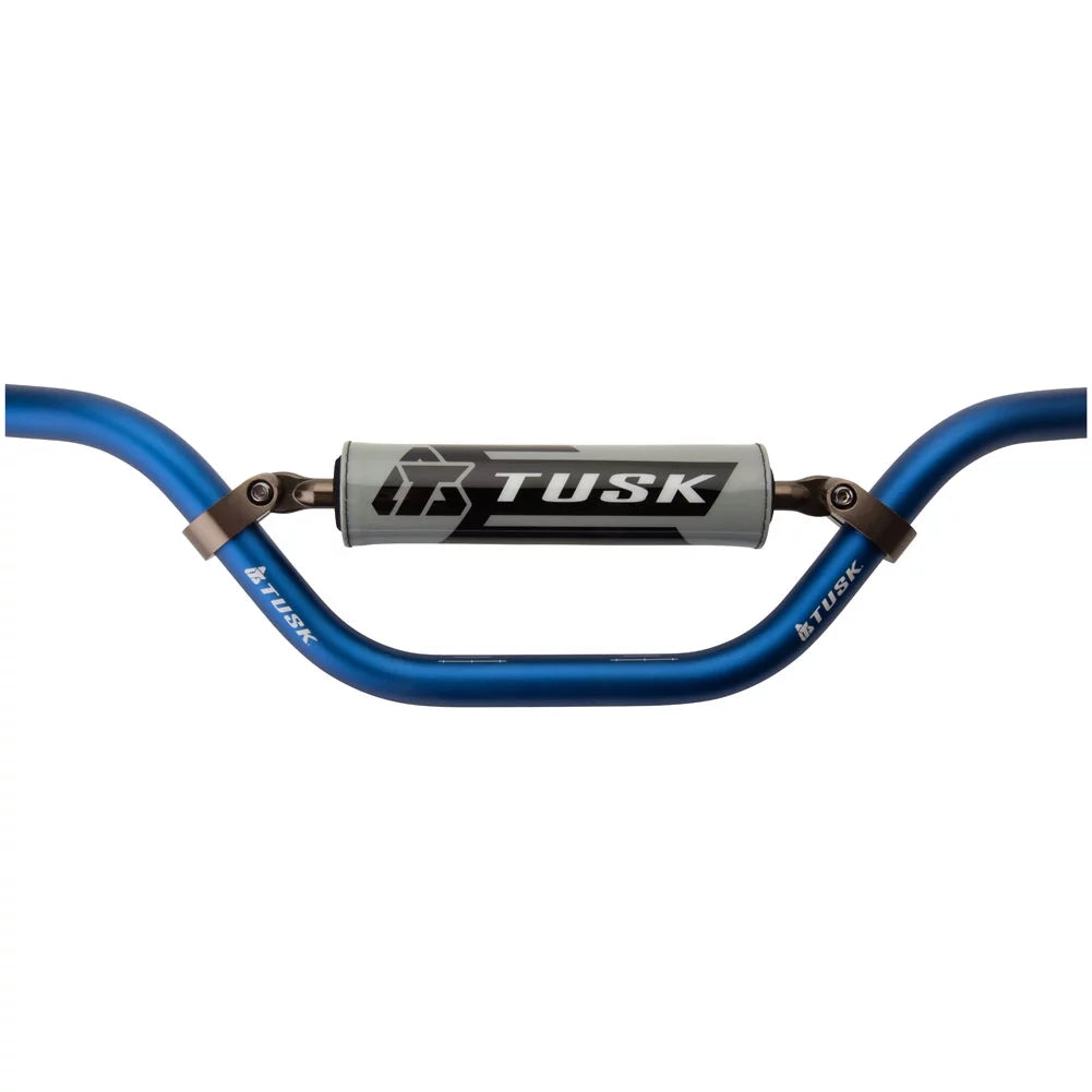 Tusk t-10 aluminum 7/8" handlebar rm mini bend blue for lem lx2 1997-2000