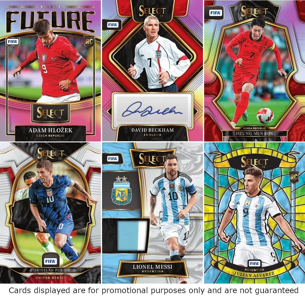 2022-23 panini select fifa soccer trading cards blaster box