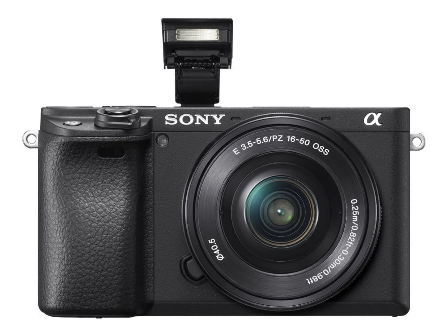 Sony a6400 ilce-6400l - digital camera - mirrorless - 24.2 mp - aps-c - 4k / 30 fps - 3x optical zoom 16-50mm lens - wi-fi, nfc, bluetooth - black