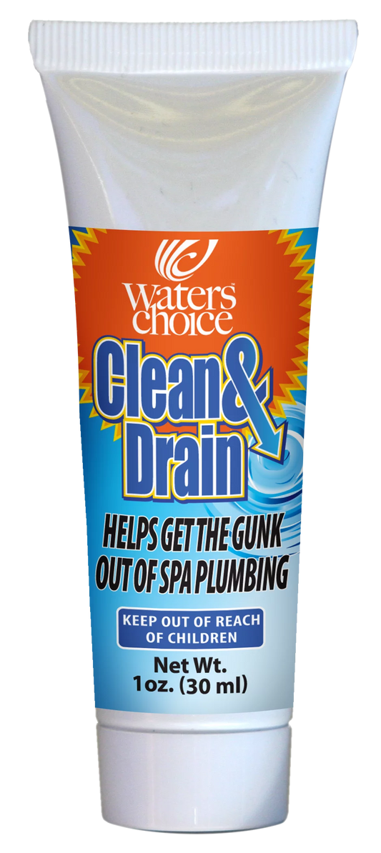 Waters choice clean & drain spa cleaning purge product