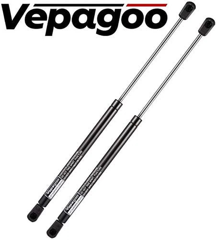 C16-02622 17" 28lbs/127n gas shocks struts for leer are camper shell truck topper rear window, pickup cab canopy door, set of 2 vepagoo