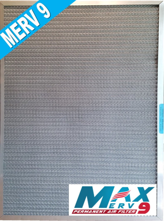 The ultimate furnace a/c filter - washable, permanent, reusable, electrostatic = traps dust like a magnet - 5-stage - lab certified merv 9 - (18x30x1)