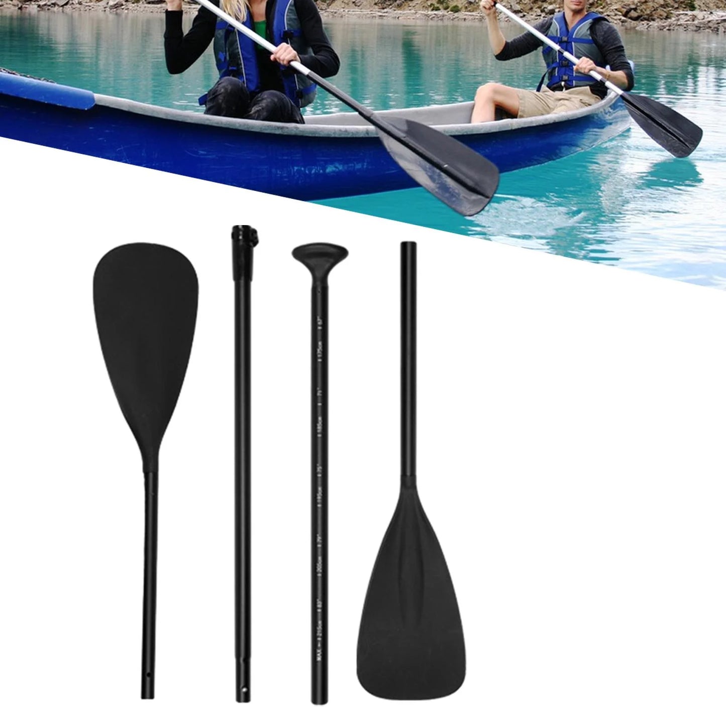 Baosity boat paddle s detachable paddle board paddles for inflatable boat water sport rafting boating accessories double head