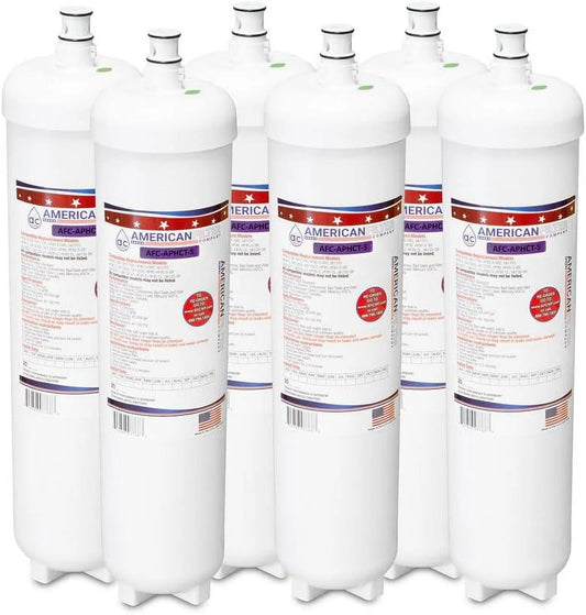 6 pack of afc brand model # afc-aphct-s, compatible with (r) hf95-s-sr replacement water filter cartridge