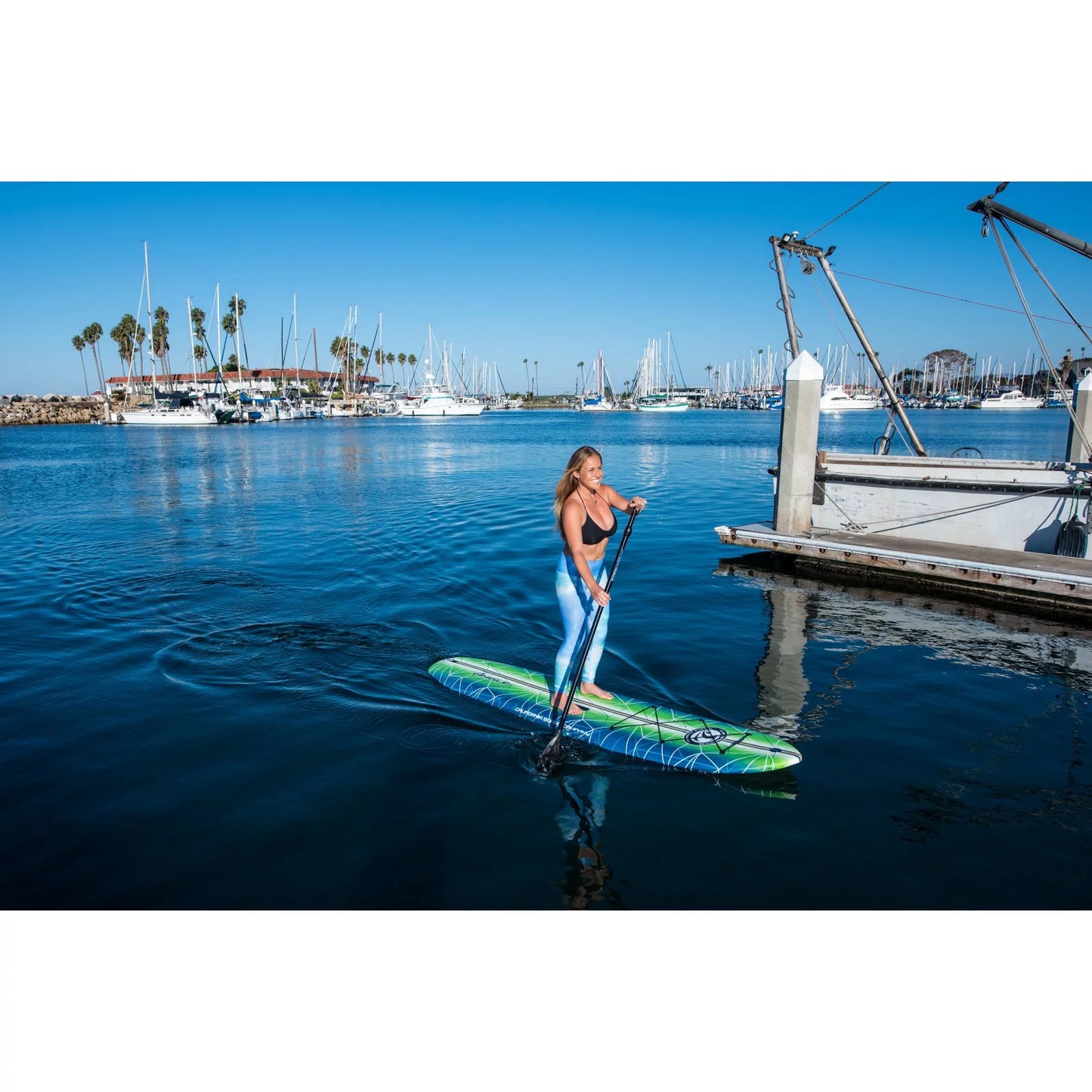 California board company 9' titan foam stand up paddle board package