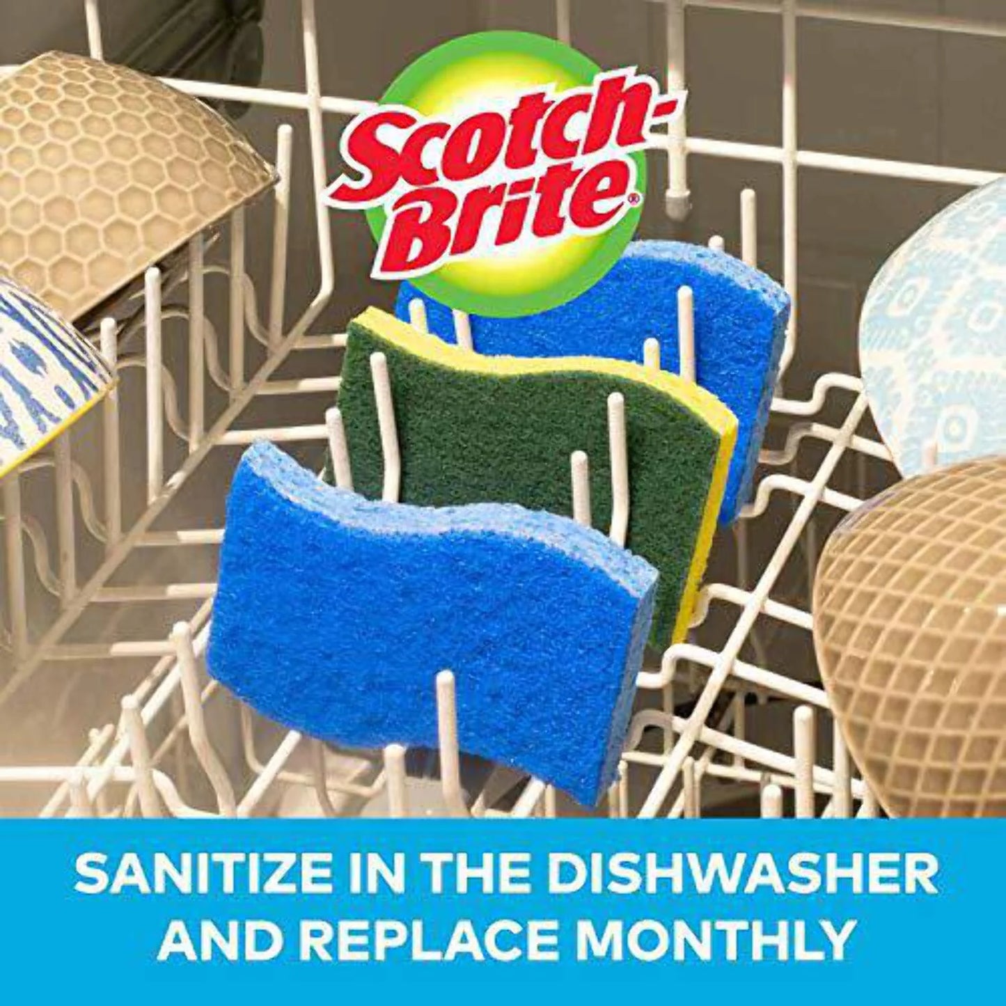 Scotch-brite 21 pack non-scratch scrub sponges