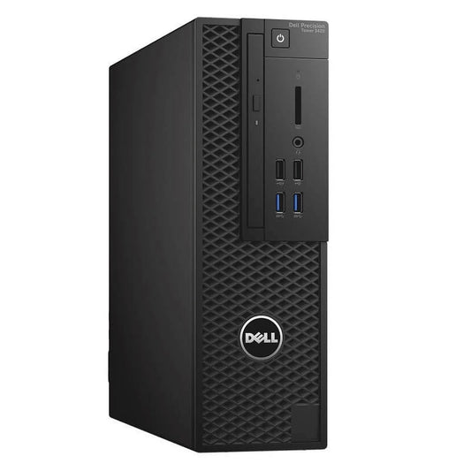 Used dell precision tower 3420 workstation i7-6700 4c 3.4ghz 4gb 1tb nvme k620 win 10