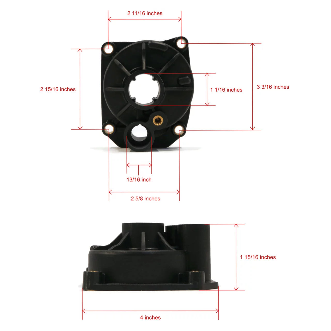 The rop shop | water pump impeller, housing repair kit for johnson, evinrude 0336530, 336530