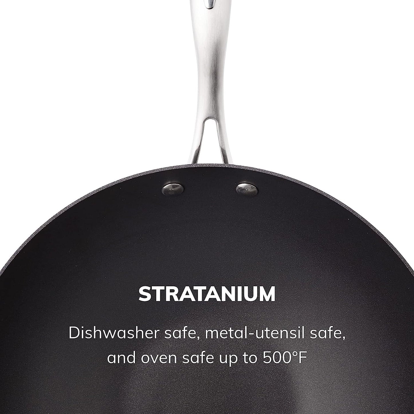 Scanpan pro iq black cast aluminum 12.5 inch wok