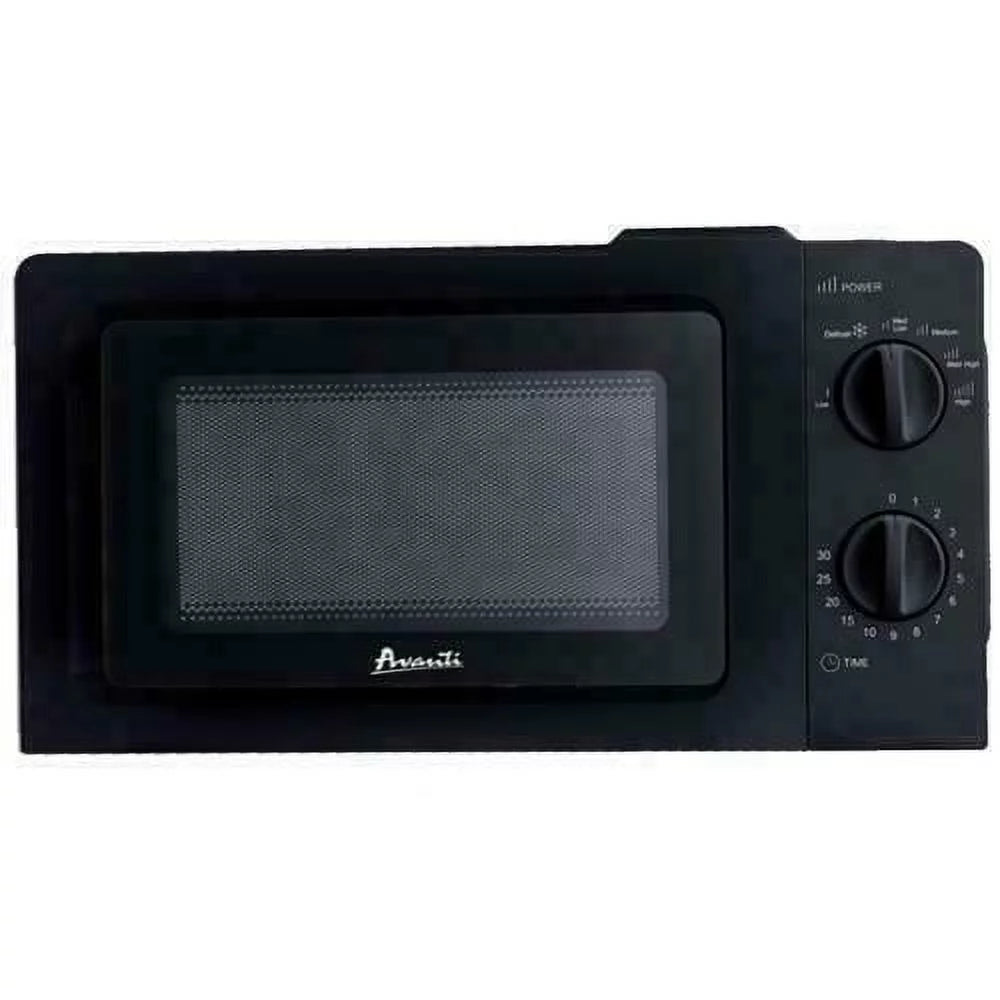 Avanti 700 watts 0.7 cu. ft. manual countertop microwave oven