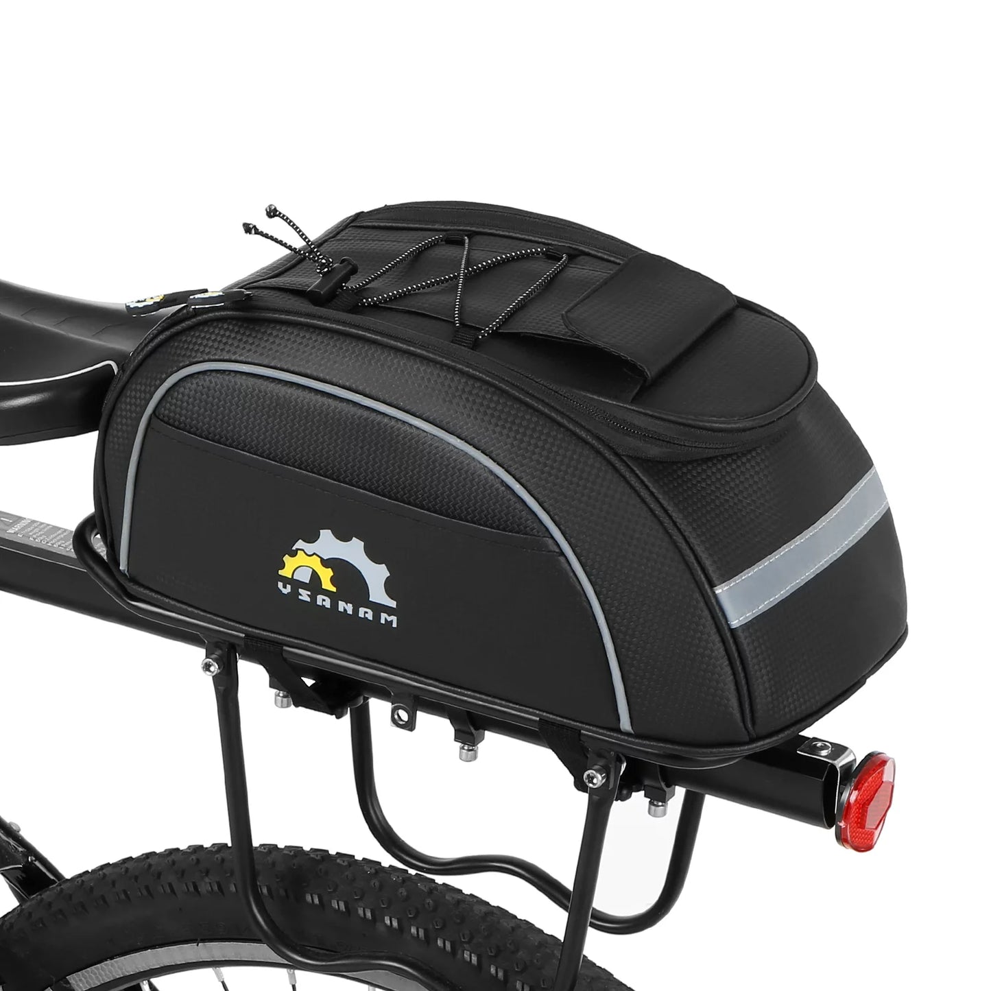 Waterproof cycling insulated cooler bag mtb bike trunk bag rear rack bag storage luggage carrier bag pannier