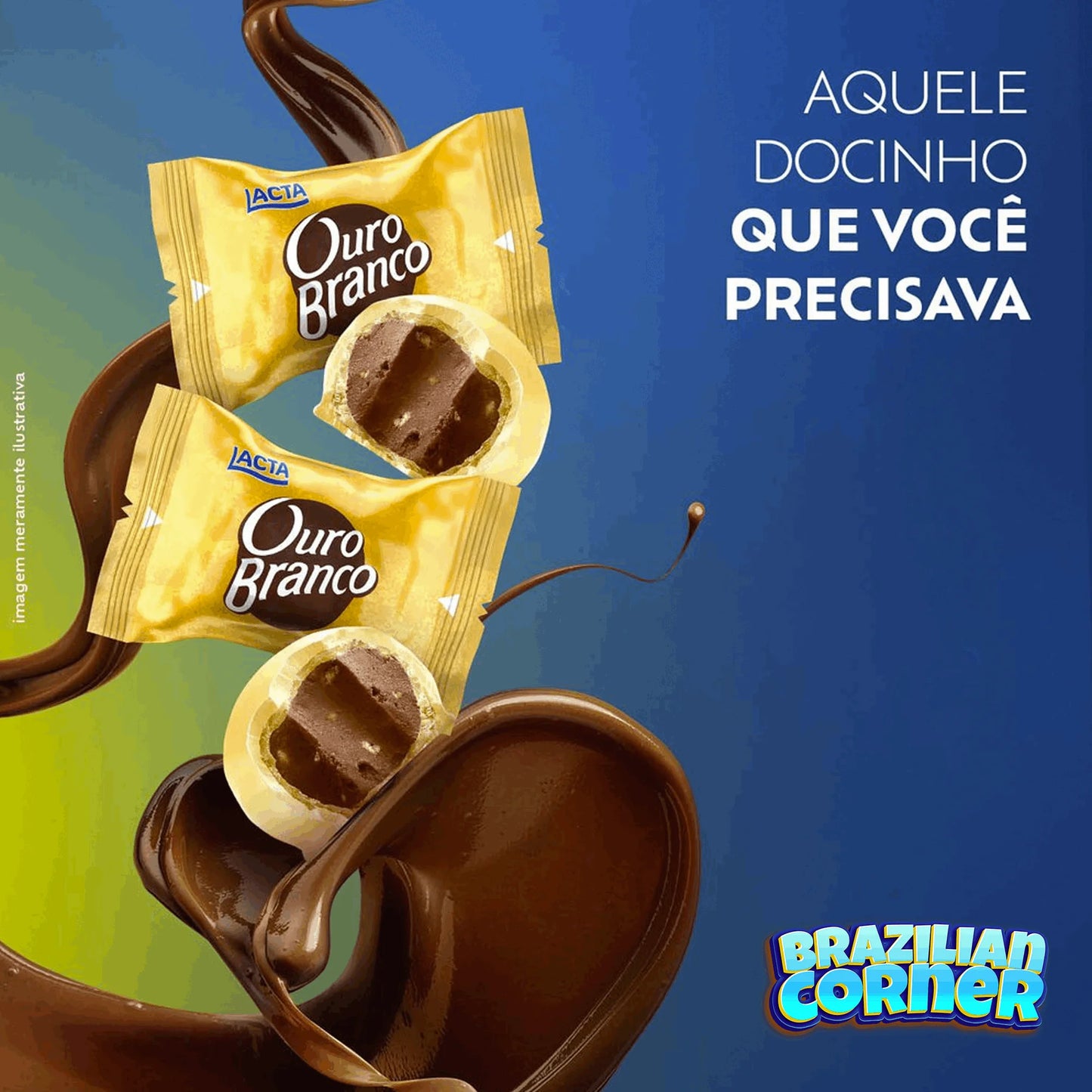 Bombom sonho de valsa 1kg + ouro branco 1kg - brazilian corner lacta bundle