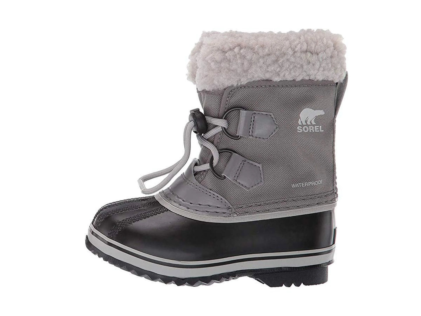 Sorel kids yoot pac nylon (toddler/little kid) quarry/dove