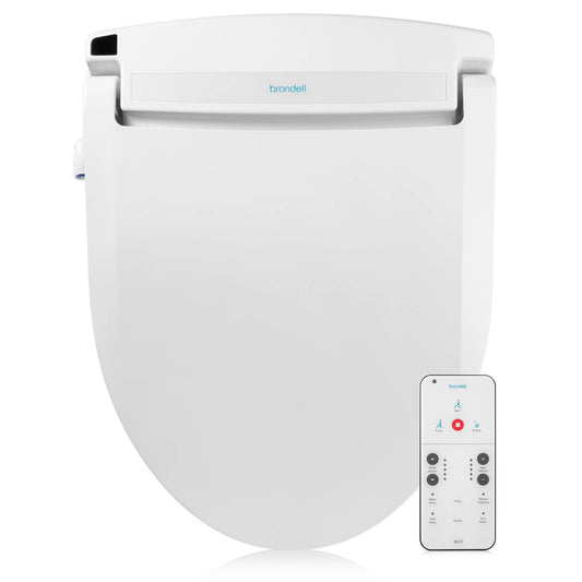 Brondell swash select bl97 electronic bidet seat, elongated white