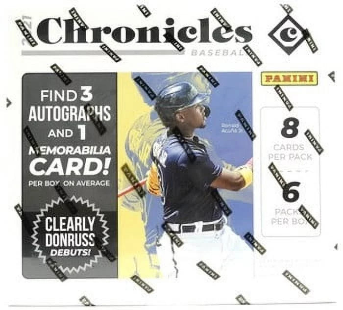 2021 panini chronicles baseball hobby box