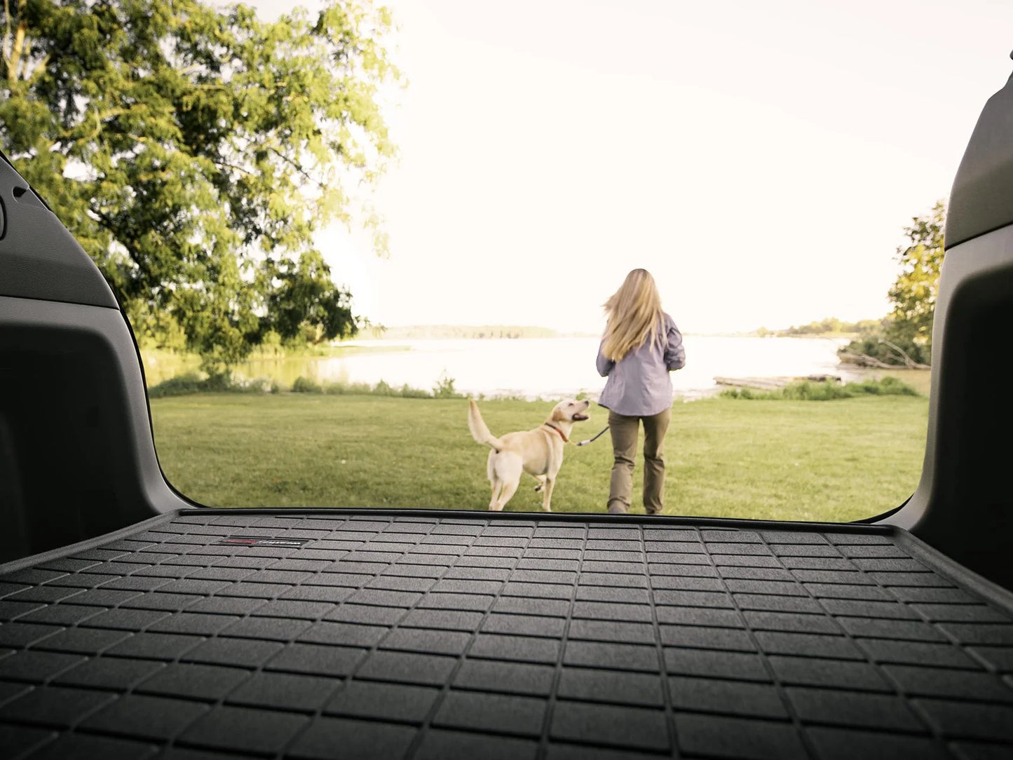 Weathertech cargo trunk liner compatible with 1995-1997 honda accord - trunk, black