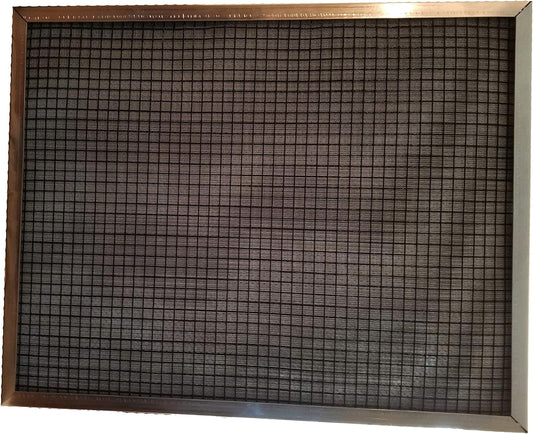 X  x 1 (exact size) electrostatic washable permanent a/c furnace filter - designed for geothermal units - save $$$ - just vacuum or hose off and reuse - 27.5x27.5x1