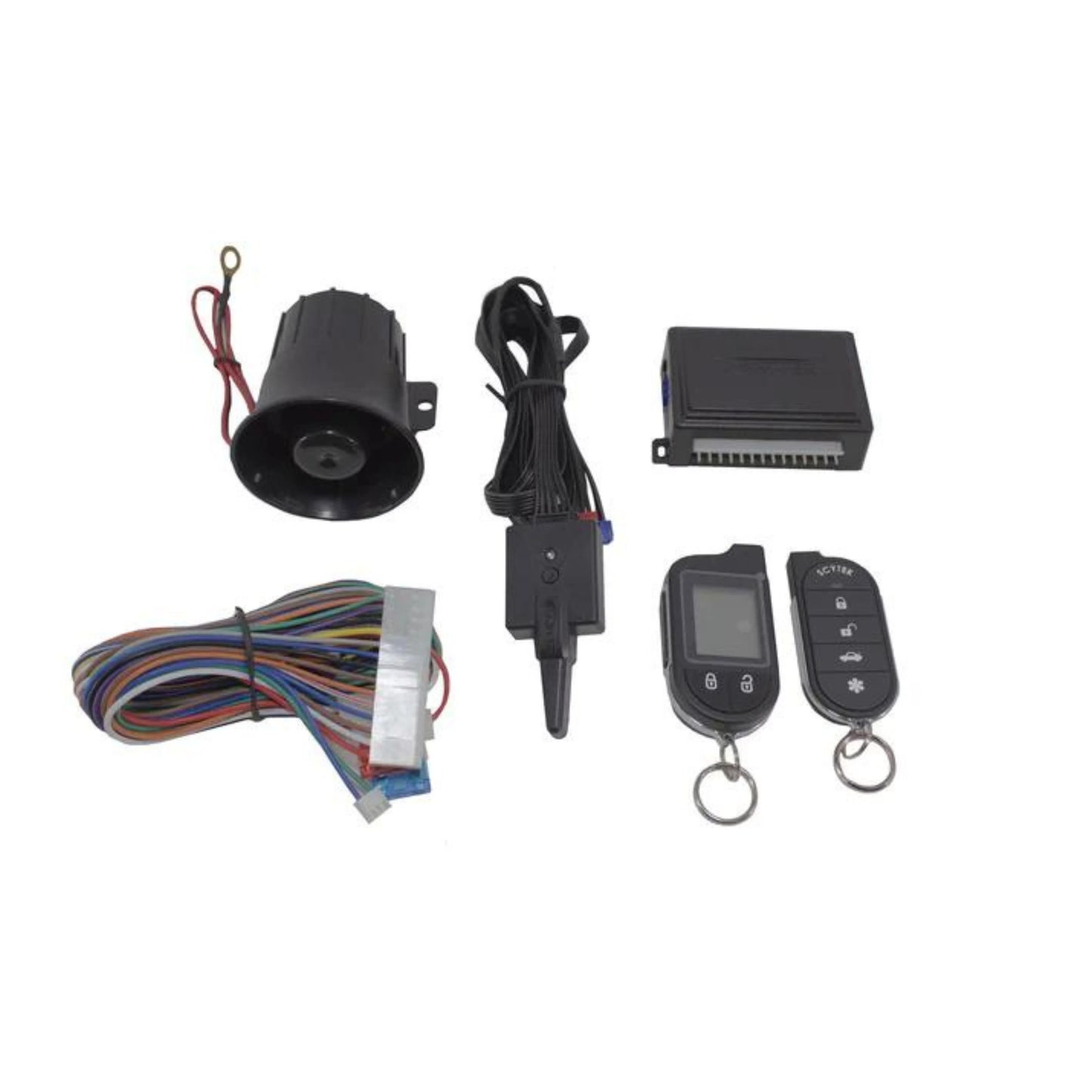 Scytek galaxy g777 v2 2 way car alarm anti theft security system keyless entry