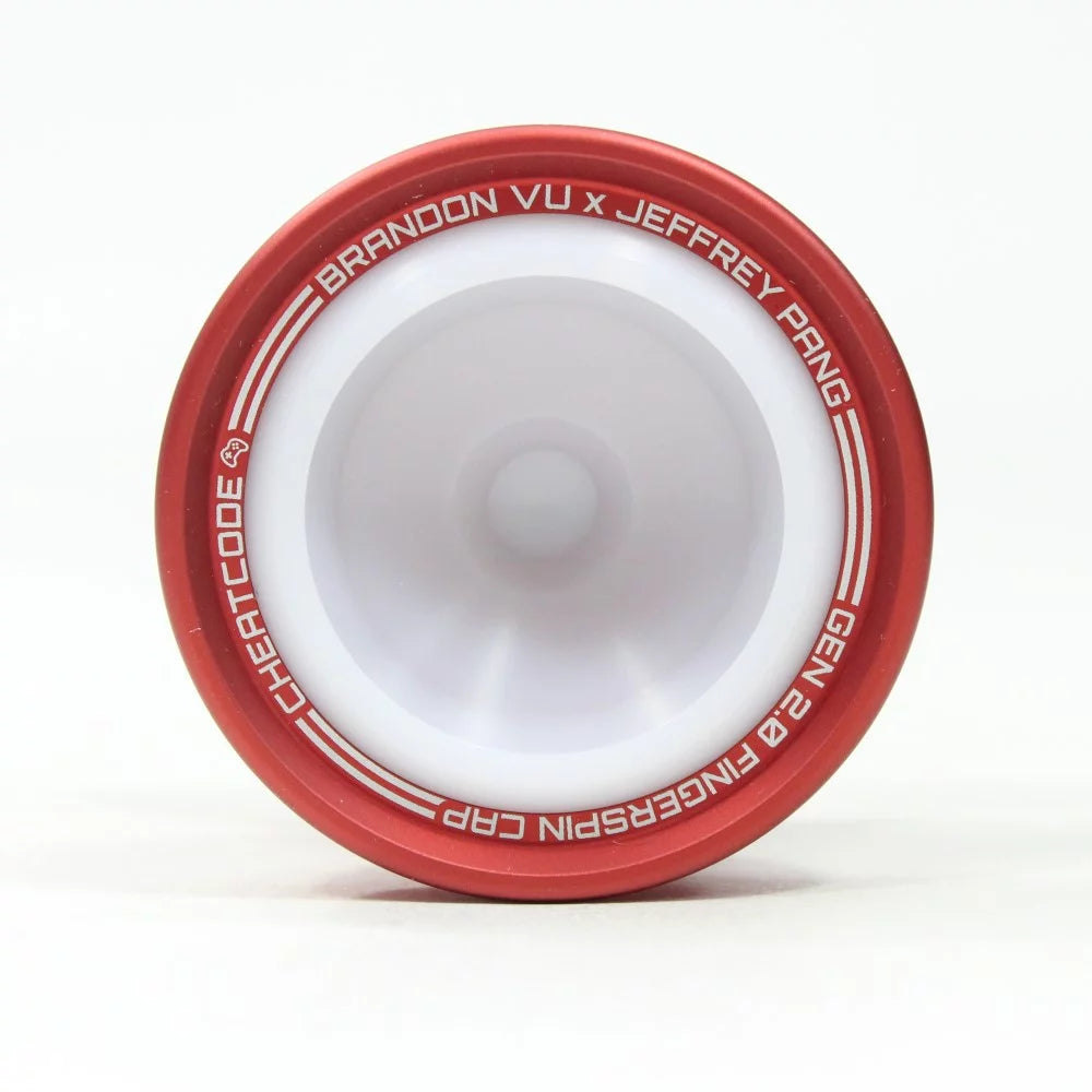 Brandon vu x jeffrey pang cheatcode yo-yo - the ultimate fingerspin yoyo (red)