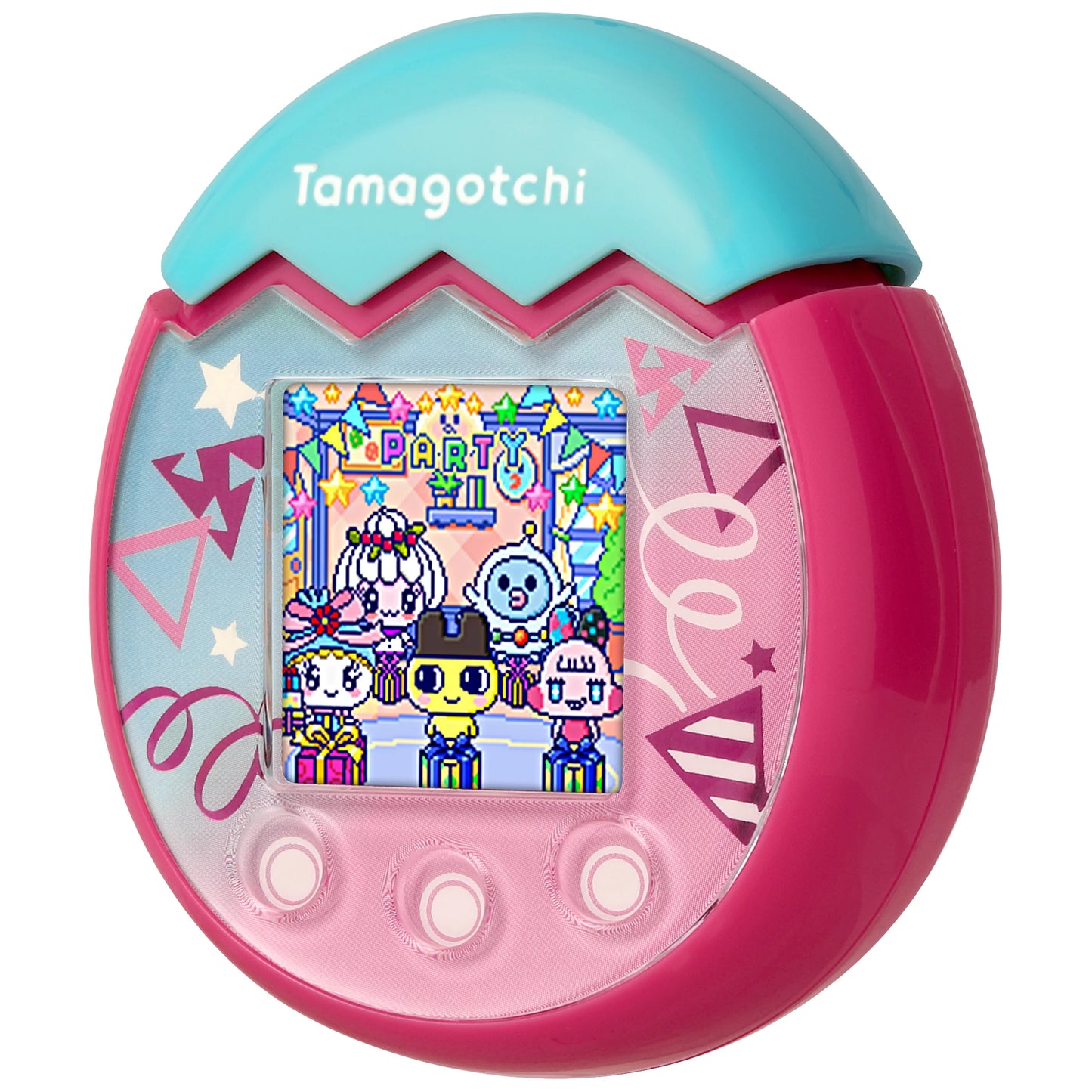 Tamagotchi pix party confetti electronic pet